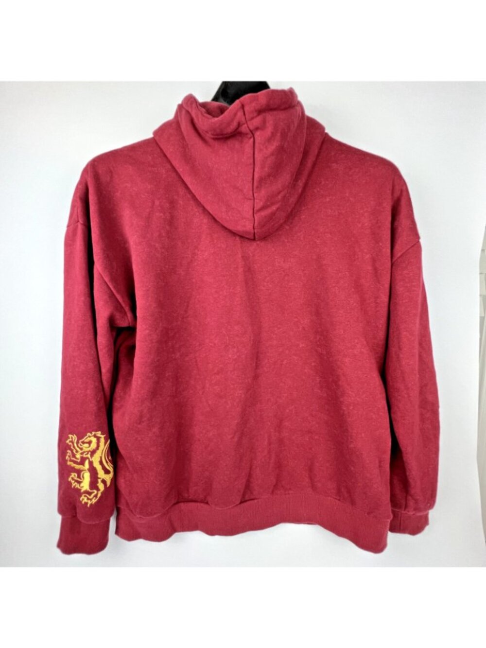 Harry Potter Gryffindor Seeker Hoodie M Quidditch Embroidered Sweatshirt - Picture 3 of 3